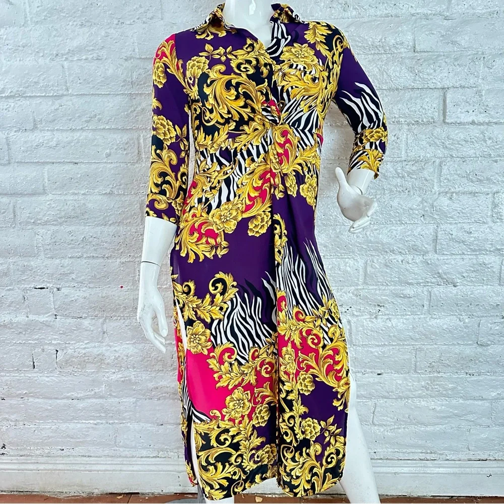 7the avenue blouse dress long size s - Picture 3 of 11